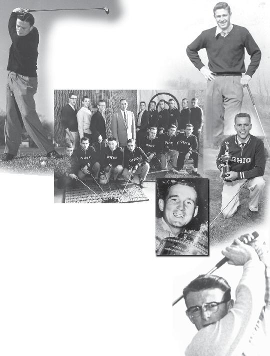 14 OHIO GOLF MEN S HISTORY Dave Rambo Roger Pedigo 1958 Bobcats Ohio University s first golf team (1947) finished its initial season with a 6-5-1 record and a third-place finish in the Mid-American