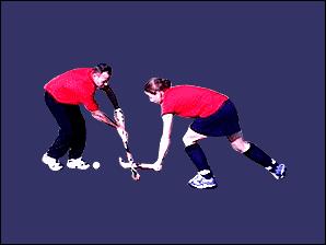 Travellers Sports - Hockey Coaching Manual - Page 14 of 23 Once the tackle has been made, use both hands on the stick to make it easier for you to hold possession.