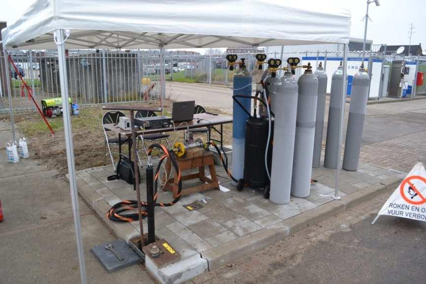 Installation and execution of the validation in the chosen grid Installation At the beginning of the field test, all the required measurement equipment had to be installed.