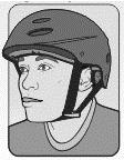 Use a bicycle helmet. For maximum safety, choose the size and type according to the seller s recommendations (riding style is an important factor).