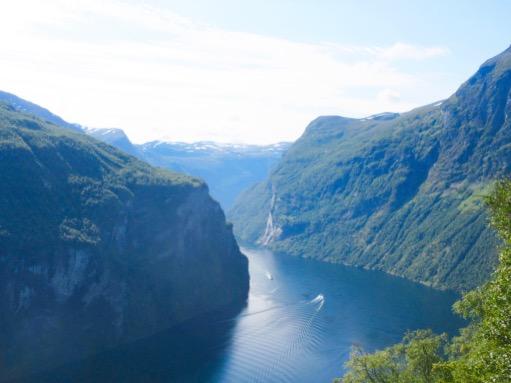 VASA WAS HERE Carol Whitley sent in this lovely photo of Geirangerfjord Norway, taken while traveling on Hurtigruten's MS Trollfjord on Coastal Norway Cruise North in August.