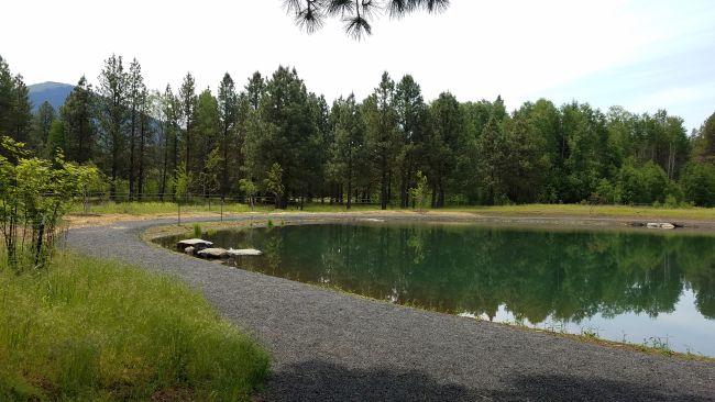 Metolius Pond Central Zone New constructed fishing pond near Camp Sherman 2
