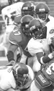 .. had two assisted tackles against Tennessee Tech, and one solo tackle and one unassisted tackle at Youngstown State. 2001: Posted two tackles and a quarterback hurry against Charleston Southern.