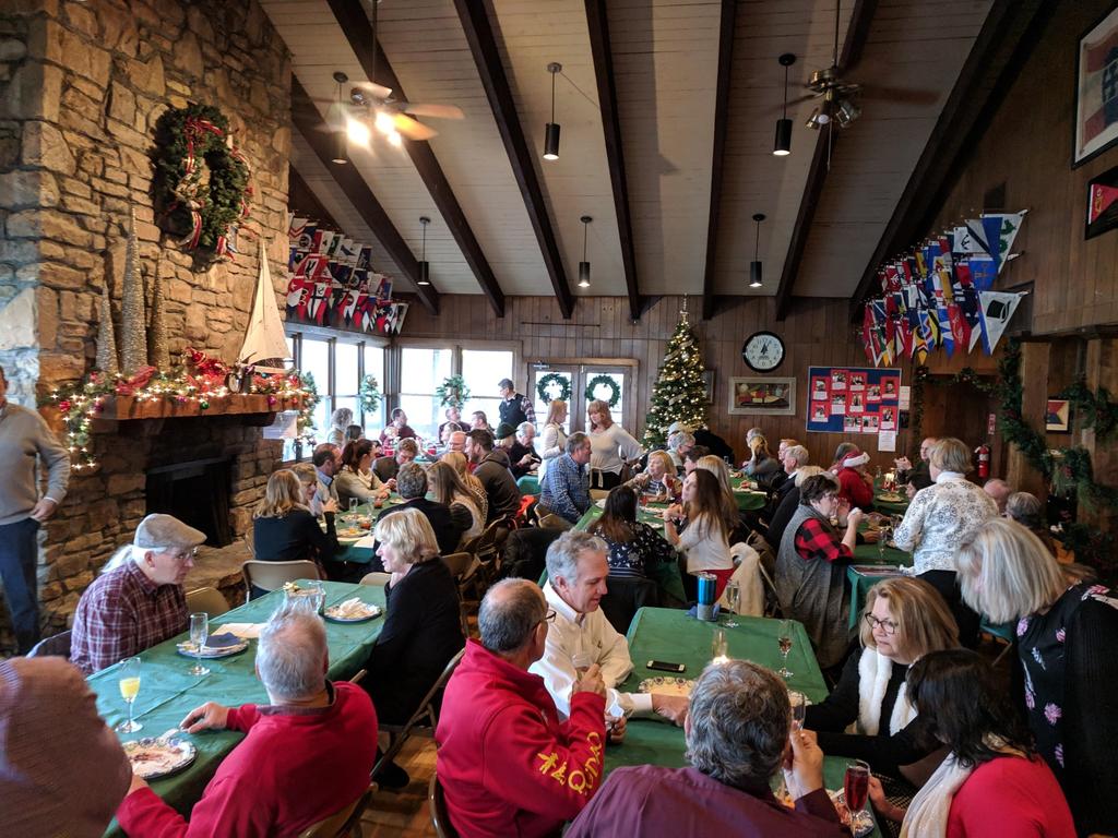 Annual Christmas Brunch On Sunday December 9th the clubhouse was packed for our annual Christmas Brunch.