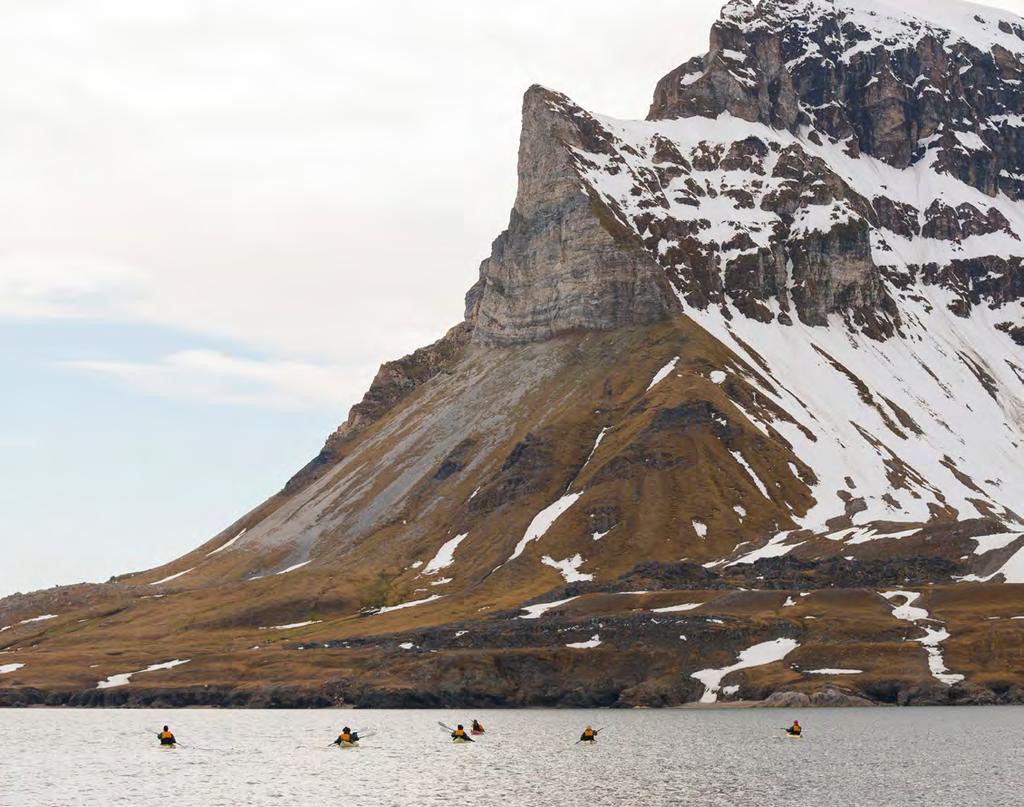 If you re itching to get a little closer to the action, you can book the kayaking option and take an excursion to the more isolated pockets of Spitsbergen.