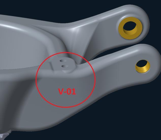 V-01 Chain stays are also distinguishable by the