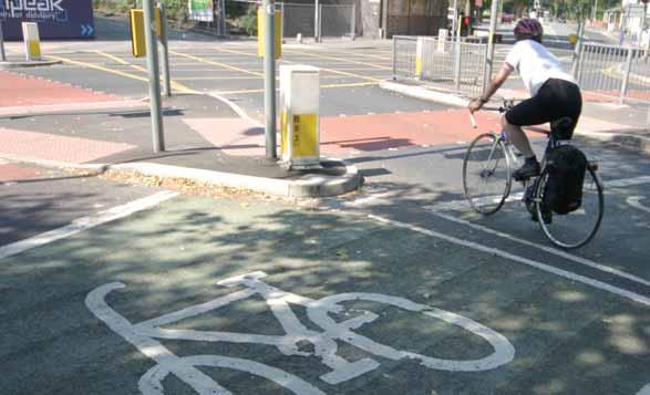 9 new cycle lanes have been installed covering a total of 9.km.