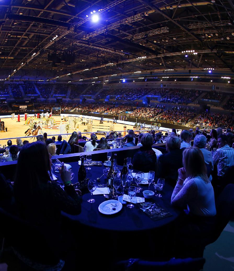 VIP PLATFORM Dine in style and be a part of the exclusive VIP platform experience. Located on multi-levelled gallery overlooking the Main Arena, each table enjoys the best views in the house.