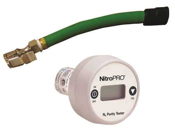 TESTING NITROGEN PURITY An optional item available for the NTF-230 is the Nitrogen Purity Tester.