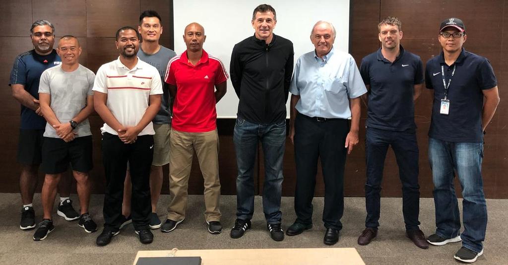 Aleksandar Duric together with his Coaches and FAS