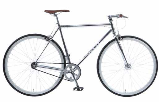 brake URBAN MYTH FIXED GEAR l METRO CHROME AVAILABLE SIZES: 56cm / 59cm Frame / Hi-Tensile steel Fork / Straight steel Shifters / single speed Chainset / 1/8 X 46T