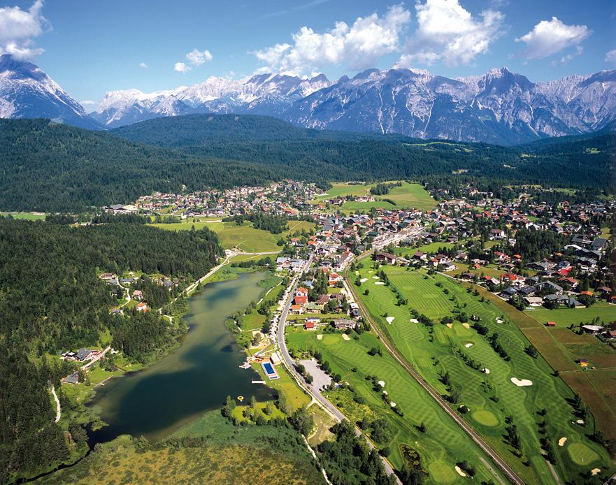 Olympiaregion Seefeld Power Source: for incentives and conventions Olympiaregion Seefeld, comprising five mountain village towns, spreads across a geologically unique high alpine plateau at 1,200