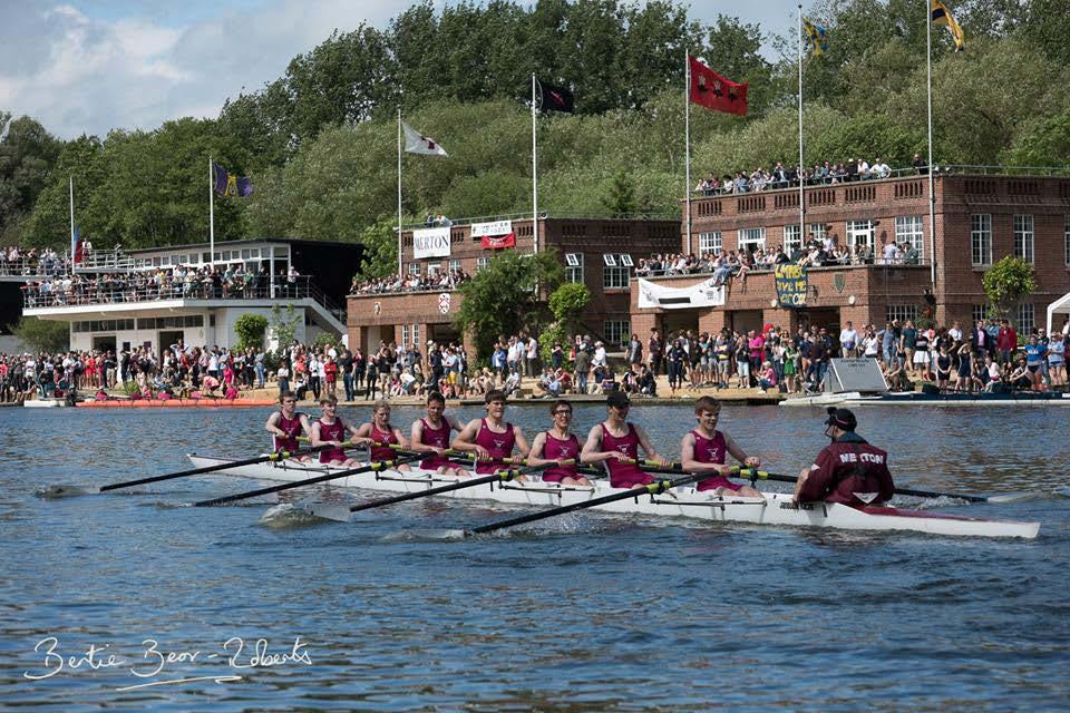 and again and again. However, M2 never lost their confidence, rowed well and at University College Boathouse managed to break the chase and move to clear water.