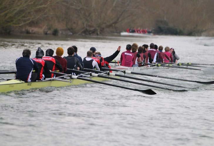 Torpids only two days of racing, but five bumps by Samuel Picard and Paris Jaggers For the rowing highlight of Hilary Term, for the first time in six years, Merton planned to enter two women s and