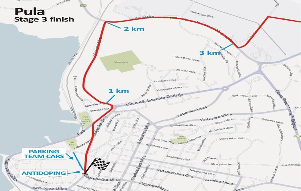 Last three km: Grafic of last three km: Dangerous points in 3rd Stage: - Lim, km 21 - dangerous