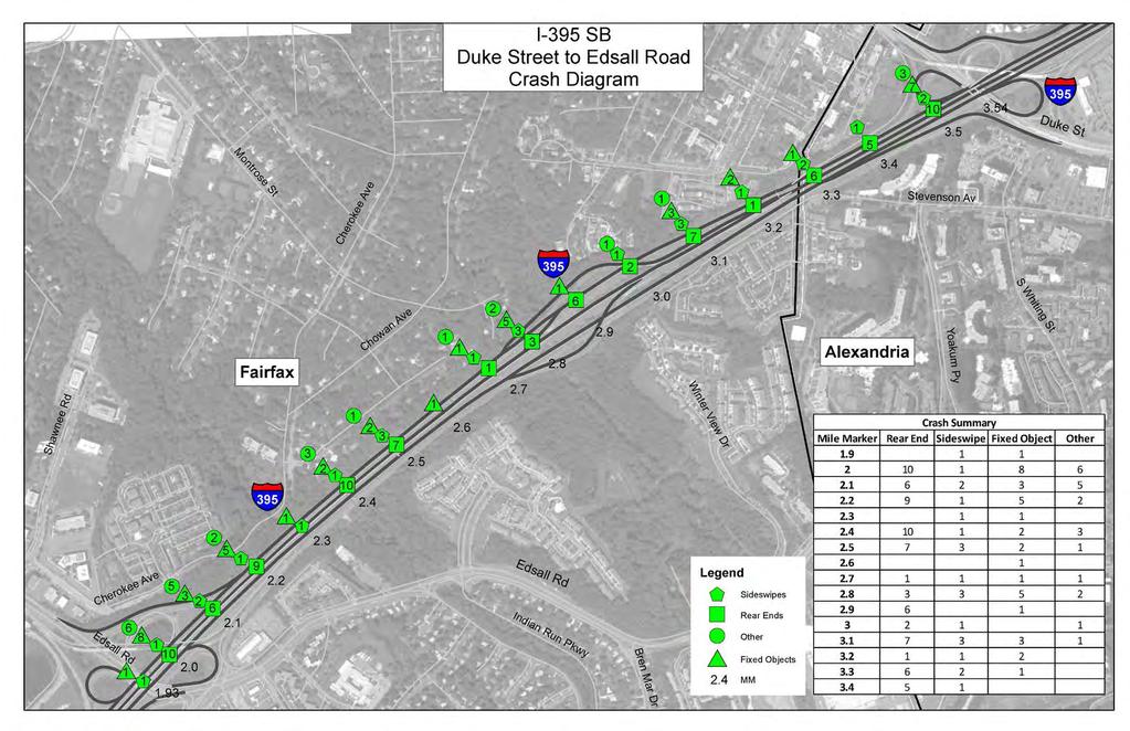 I-395 Southbound between Duke Street & Edsall Road Page 11 of 29