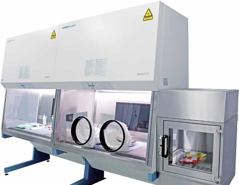 Cytostatic-Isolator The isolator which gives you the advantages of a tested safety cabinet BERNER INTERNATIONAL is your guarantor for complete safety when producing drugs.