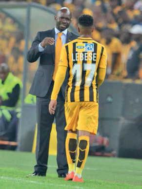 Lebese has high hopes for his future in both club and national colours has got his own philosophy of wanting us to play a little bit more, whereas with the previous coach we were not getting the