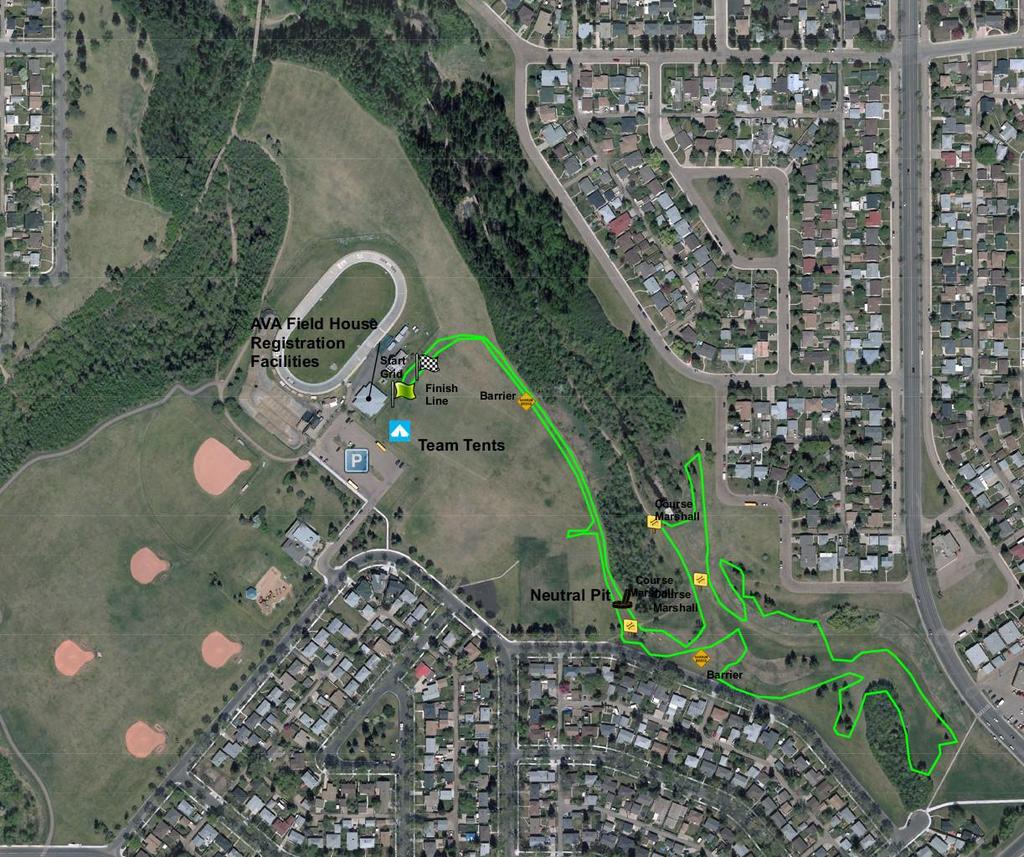 Course The course is located in a public park and off leash area. Please expect people to cross the course during warm up. Be courteous and slow down.
