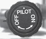 The pilot should stay lit. If the pilot does not stay lit, turn to the full 'OFF' position (Fig. 5-1). Wait fi ve minutes and repeat the lighting instructions.