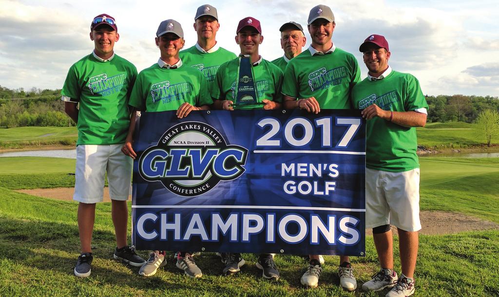 GLVC CHAMPIONSHIPS Year 2018 2017 2016 2015 2014 2013 2012 2011 2010 2009 2008 2007 2006 2005 2004 2003 2002 2001 2000 1999 1998 1997 Finish (Strokes) 3rd (896) 1st (889)* 3rd (875) 9th (957) t-6th