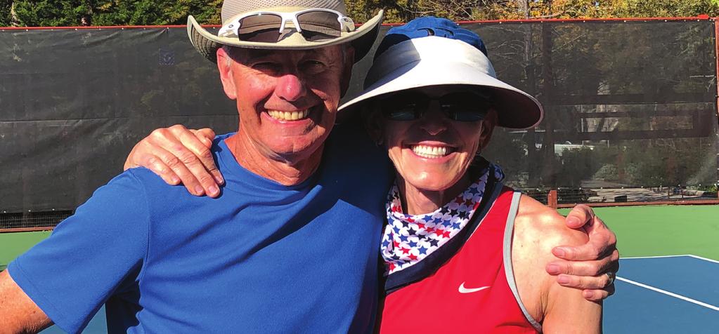 JANUARY CARMEL VALLEY ATHLETIC CLUB 2019 Bob & Gayle Meyer, winners of Mixed A Doubles in our 2018 CVAC Club Championships.