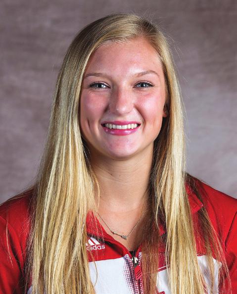 14 2016 NEBRASKA WOMEN S GYMNASTICS MEET NOTES DANIELLE BREEN 5-4 Sophomore Ames, Iowa Is one of two sophomores on this year s roster Worked as a bars and beam specialist in 2015, but is a candidate