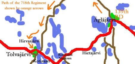 Making better progress than the other Russian divisions along the 600 mile front north of Lake Ladoga, the 139th Division is prepared to achieve a breakthrough.
