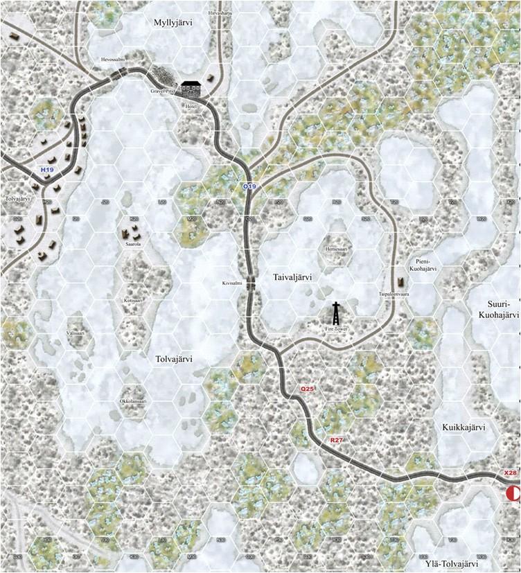 Playtest map art by Michael