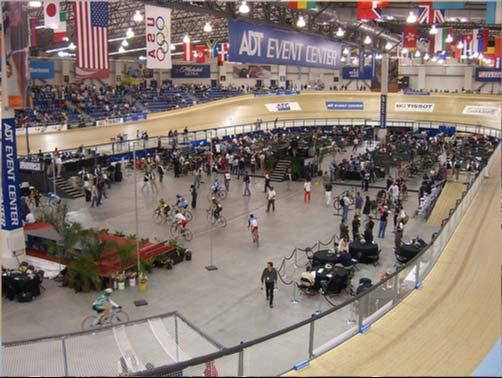 ADT Event Centre New construction Permanent 250m indoor velodrome Climate controlled