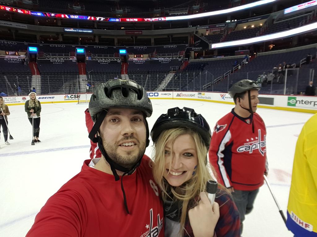 About 20 Drott members and friends attended Swedish Heritage Night to see a Washington Capitols Hockey Game. Although it was an exciting game, the Caps lost.