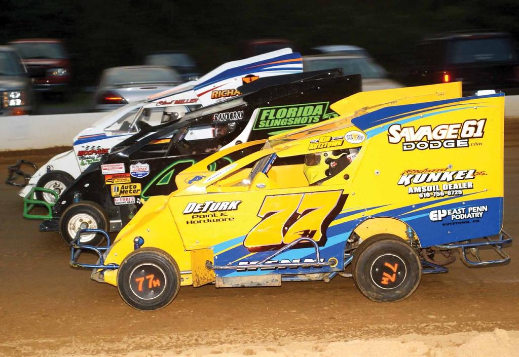 2010 Reading Nationals Florida s Earl Maxham made the 18 hour haul to battle it out 3-wide with