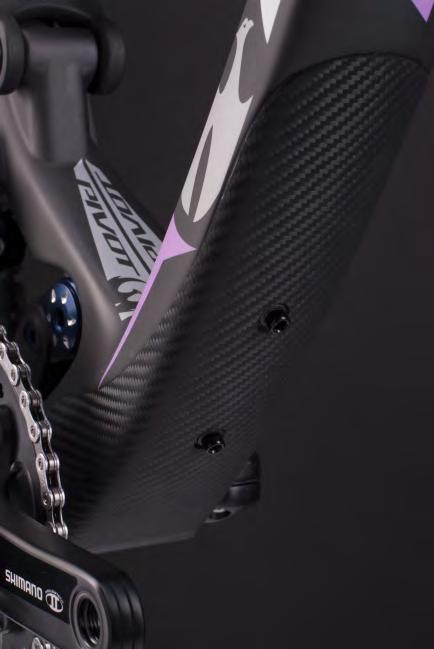 CARBON TECHNOLOGY Additional Pivot Carbon Frame Technology Along with the Hollow Box molding process, we use several other technologies to make Pivot bikes as light, stiff and reliable as possible.