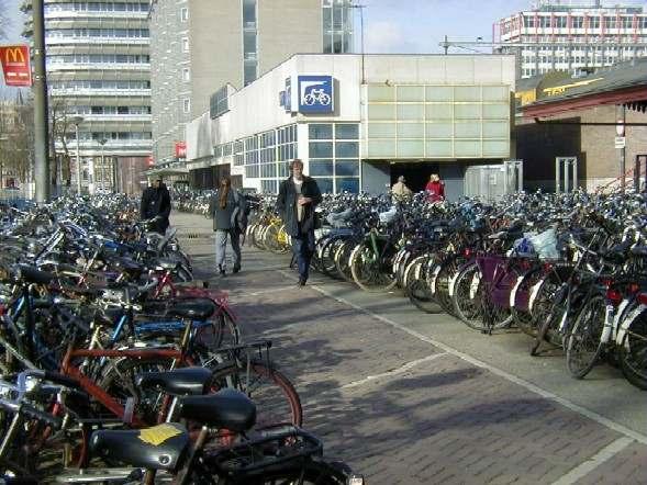 bikes will still park outside a bike