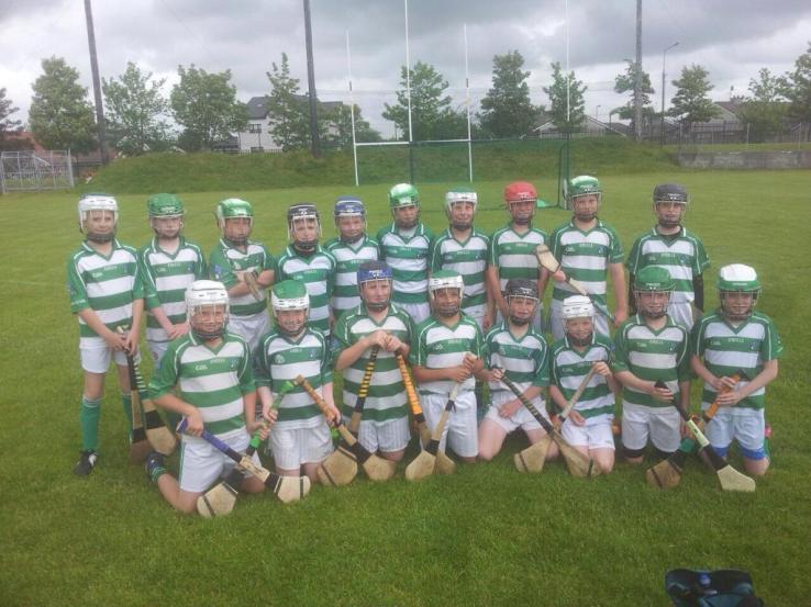 Under 10 Our u10s have been very active over the last week. On June 20th some of the squad teamed up with the U11s for the Joe Delaney Hurling tournament hosted by Ballincollig.