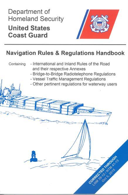 TRAINING RESOURCES MARITIME INSTITUTE NAVIGATION GENERAL CHAPTER 1 RULES OF THE ROAD U. S.