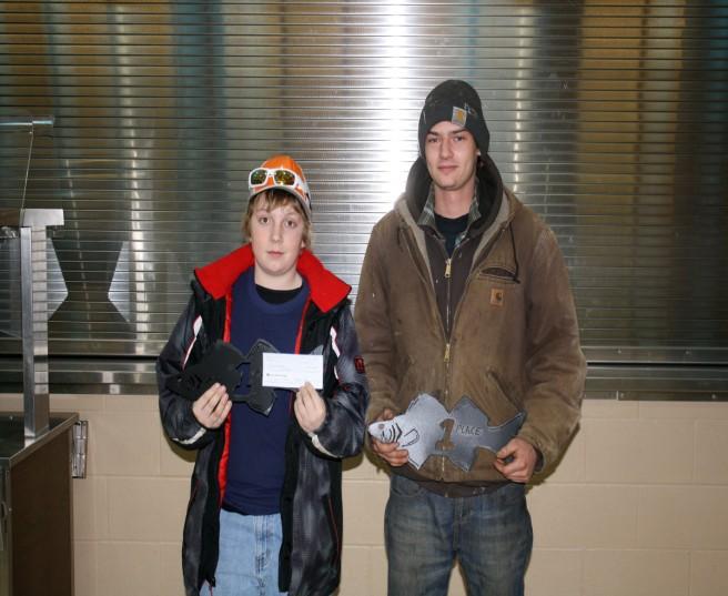 There were 18 teams total that participated in the tournament. The winners were Jacob Hepper and Buddy Swanson with a total of 6 fish and a final weight of 7.92 lbs.