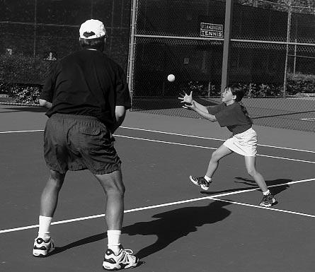 USA Tennis Parents Guide 18 and catching, bouncing a ball, or striking a ball. Social skills are developed through both thinking and feeling.
