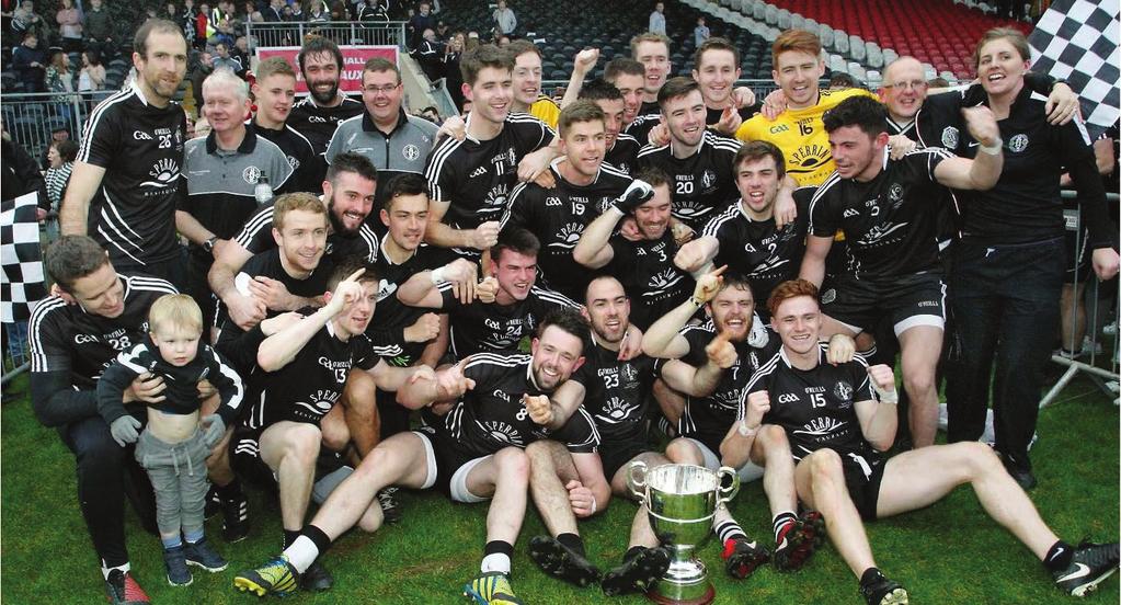 Naomh Éanna, an Ómaigh Senior Football Champions 2017 In 2017 adult football commenced with league competitions on 9th April and the ordinary rounds concluded on 3 rd September.