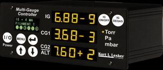 1.4 Part Numbers MGC-3200 Vacuum Gauge Controller 3 channel pressure display vacuum gauge controller.