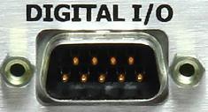 3.2.9 Digital I/O Connection The IG can be controlled manually using the front panel soft-keys, via remote input signals using the digital I/O connector or RS232/RS485 commands.