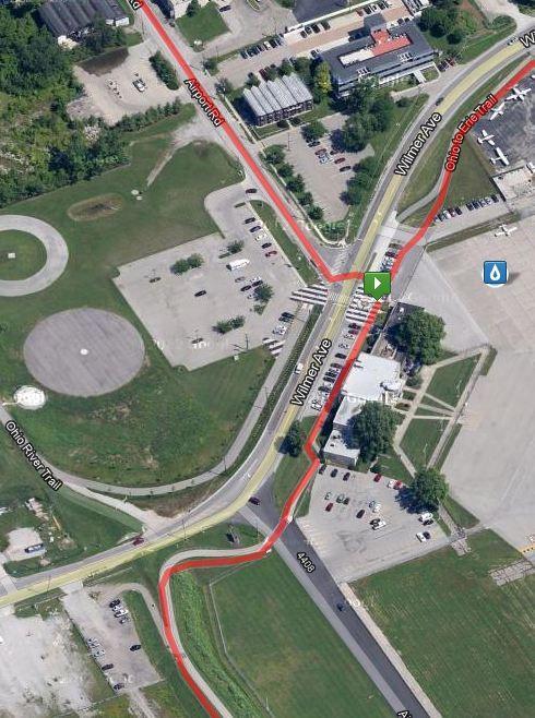 START LINE Lunken Airport Main Terminal, intersection of Airport Road and Wilmer Avenue, Cincinnati, OH 45226 Parking is in a lot adjacent to the