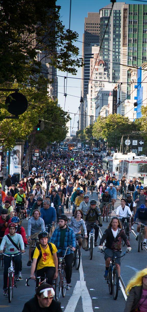 WOMEN AND BIKING: A CASE STUDY ON THE USE OF SAN FRANCISCO BIKE LANES 2 TAKEAWAY KEY Increasing biking is a key strategy to achieving San Francisco s ambitious climate and sustainability goals: net