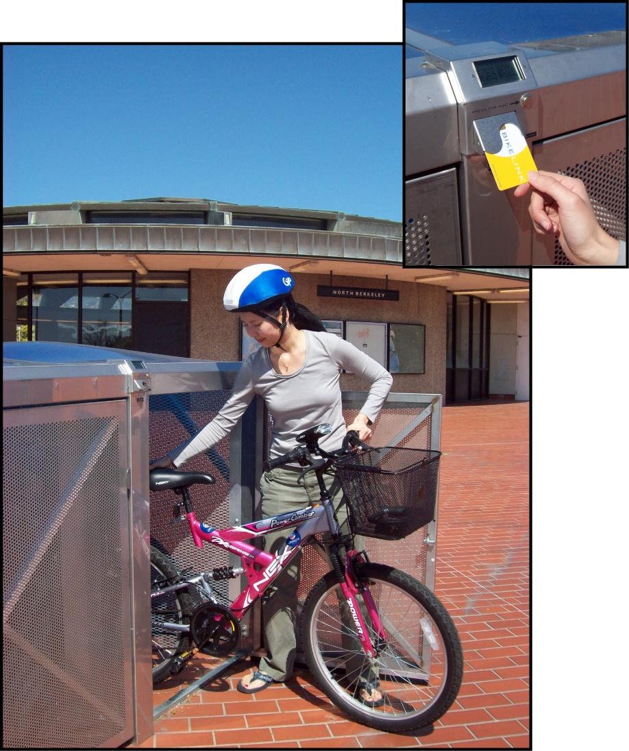 smart card used to access lockers Electronic bike lockers