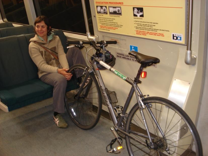 Bikes on BART in SF Bay Area Photo: Ralph Buehler