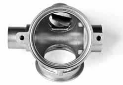 Cut off any excess tail from the exhaust valve that protrudes into the regulator body. To test to see if the insert is installed properly, try to spin the insert. It should not turn.