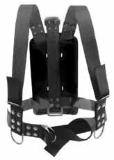 The diving harness must have a provision for attaching the emergency gas supply and a place to attach the diver s umbilical.