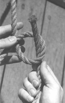 The origin of the sheet bend is presumably from the original use of bending the sheet to the clew of a sail. The formation of the sheet bend is very similar to the bowline.
