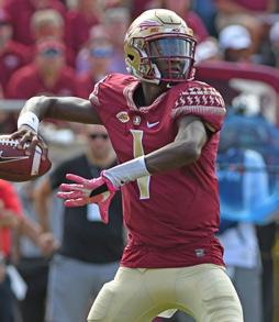 DOAK CAMPBELL STADIUM Kyle Meyers had FSU s first turnover of the season in the second quarter. It was his first career interception.