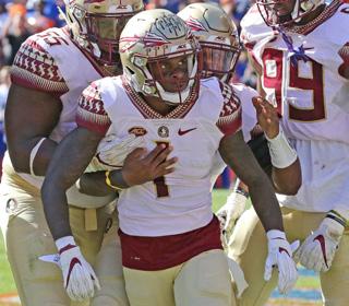 11 FLORIDA STATE FLORIDA SATURDAY, NOVEMBER 25, 2017 GAINESVILLE, FLA. BEN HILL GRIFFIN STADIUM FSU won for the fifth straight time against Florida and the fourth consecutive time in Gainesville.